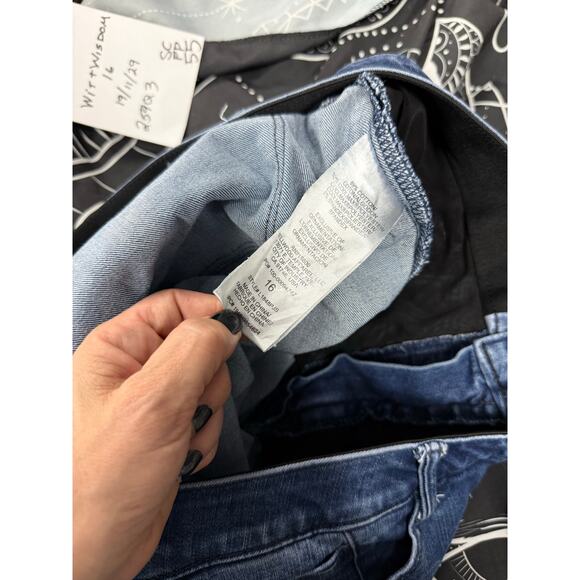 Wit & Wisdom Jeans Women's 16 High Waist Ankle Straight Medium Wash - Picture 4 of 6